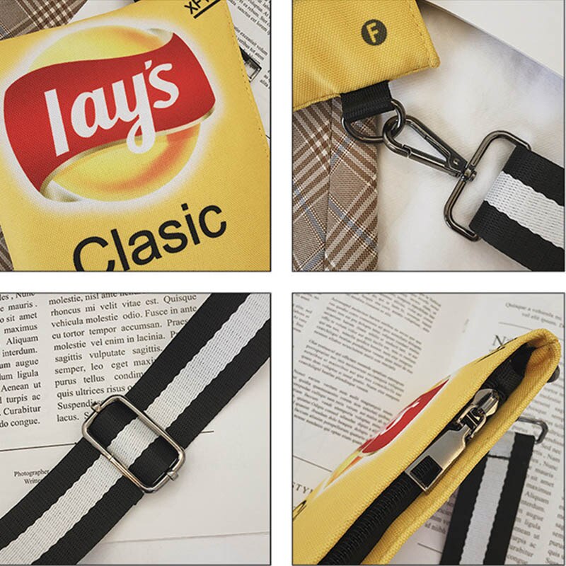 Potato Chips Crossbody Handbag