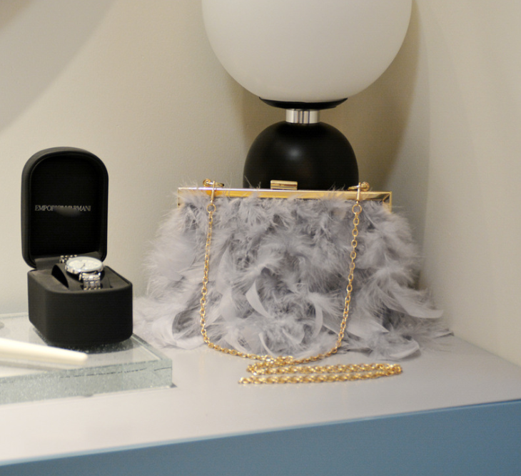 Luxy Moon Feather Handbag Women's Clutch Bag