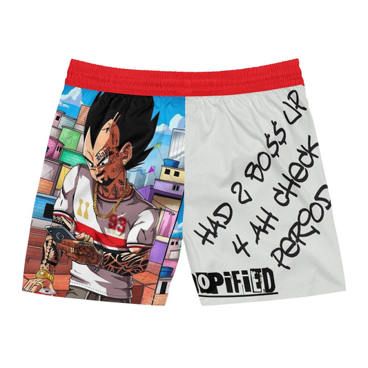 Bro's Dragonball Mid-Length Swim Shorts