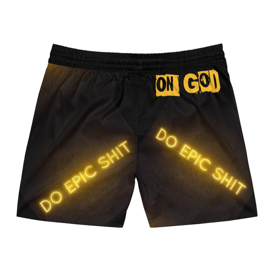 "Bro's DOPiFiED ON GOD" Mid-Length Swim Shorts