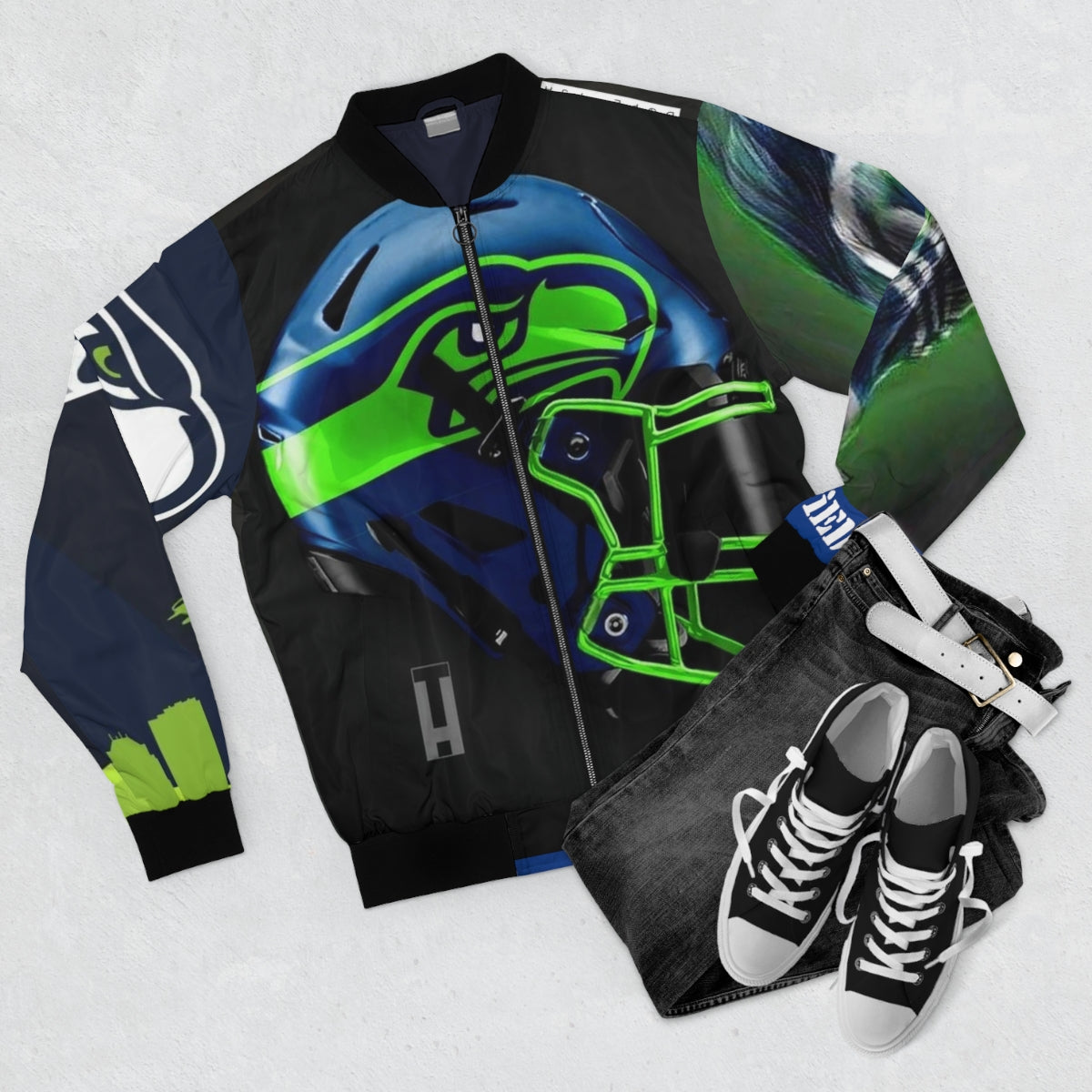 Men's Seahawks Walker 3rd Bomber Jacket