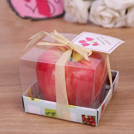 Fruit Candles Artificial Apple Shape Candles for home or Party Decoration Creative Gifts