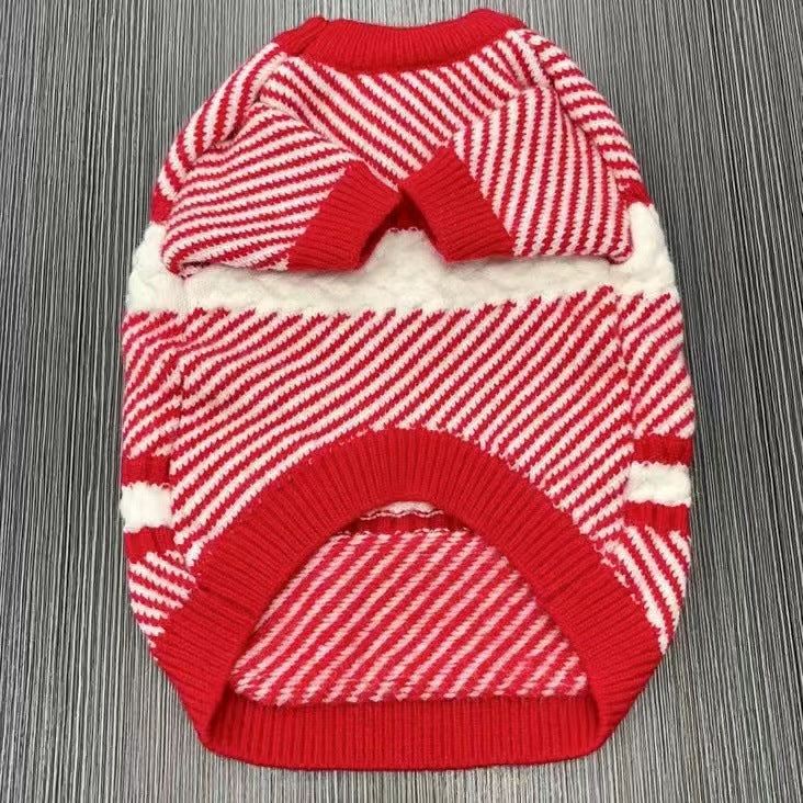 Pet Sweater Thickened Warm Dog And Cat Clothes