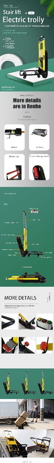 Hydraulic forklift stairs elevator