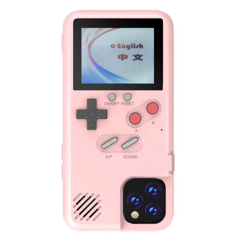 Gameboy Soft Phone Case Cover For iPhone X XR XS Max For iPhone 6 7 8 Plus Color Display 36 Classic Game Console Silicone Cover