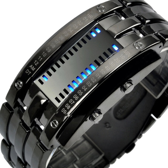 Watches Men Digital LED Display 50M Waterproof Lover's Wrist watches