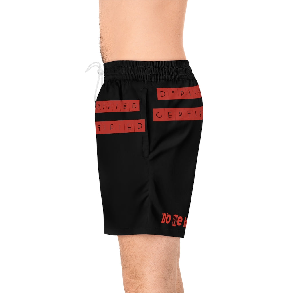 Bro's "DOPiFiED ON GOD" Mid-Length Swim Shorts