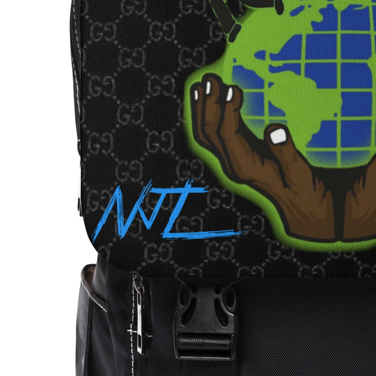 NJL ft Gucci Ora Unisex Casual Shoulder Backpack