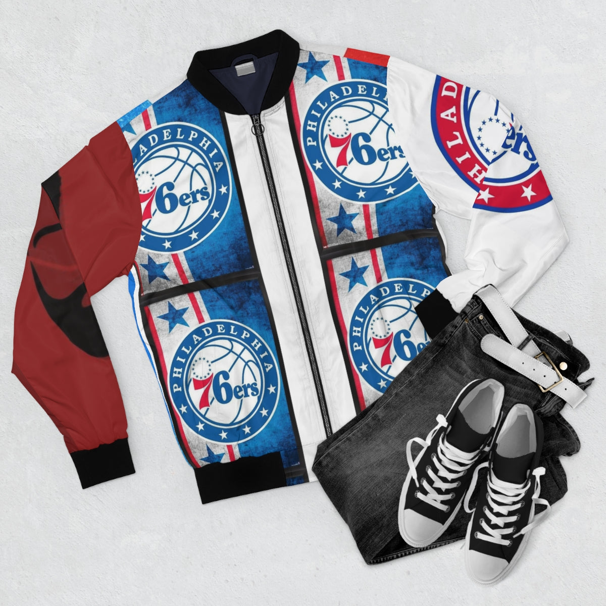 Men's 76ers Harden Bomber Jacket