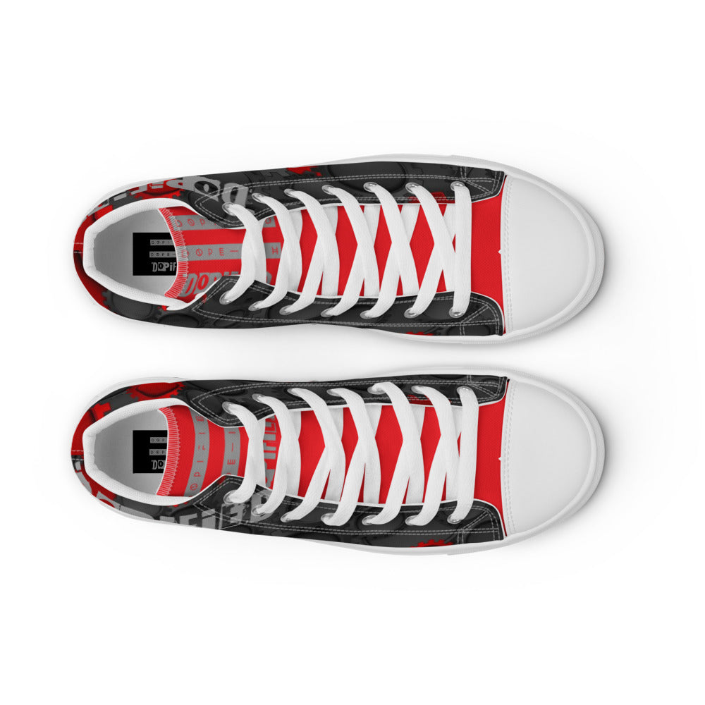 "DOPiFiED Gadgets" Men’s high top canvas shoes