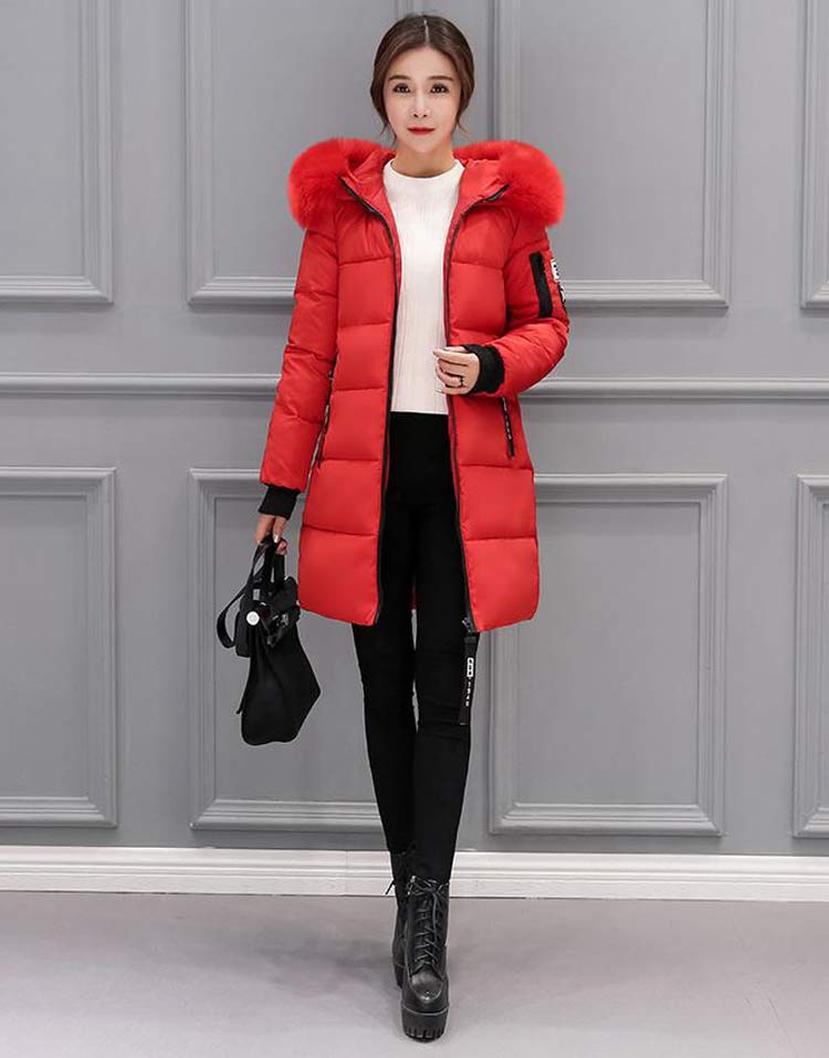 Plus size jackets women coats winter solid thick parkas woman clothing hot sale hooded zipper warm overcoats female clothes