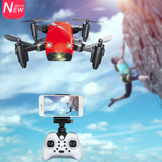 Mini Drone With Camera HD S9 No Camera Foldable RC Quadcopter Altitude Hold Helicopter WiFi FPV Micro Pocket Drone