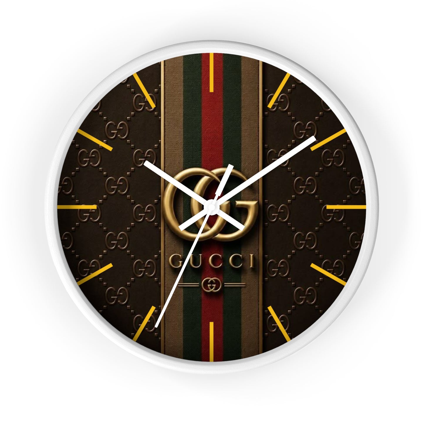 GG luxury brand wall Clock