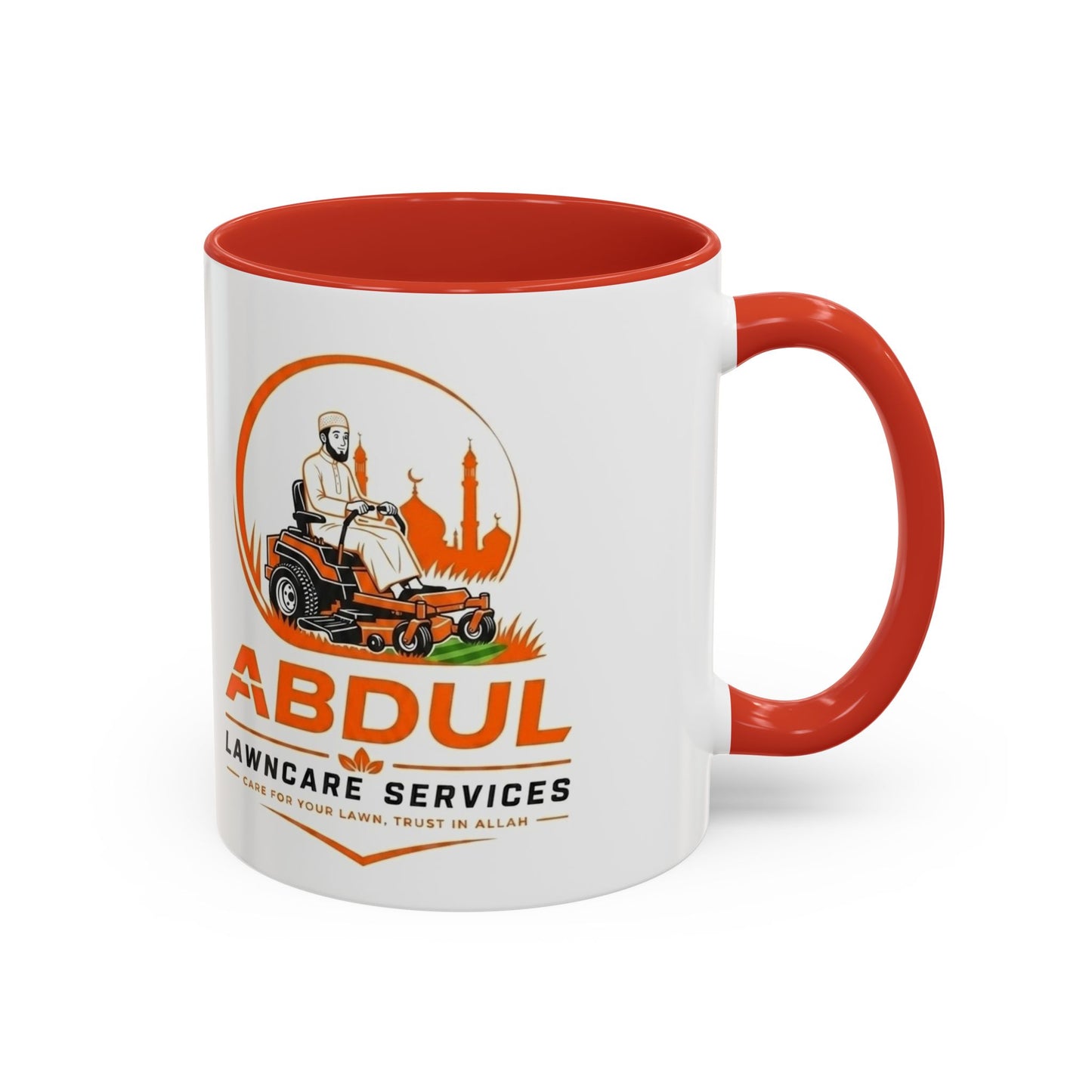Abdul Lawncare Accent Coffee Mug (11, 15oz)