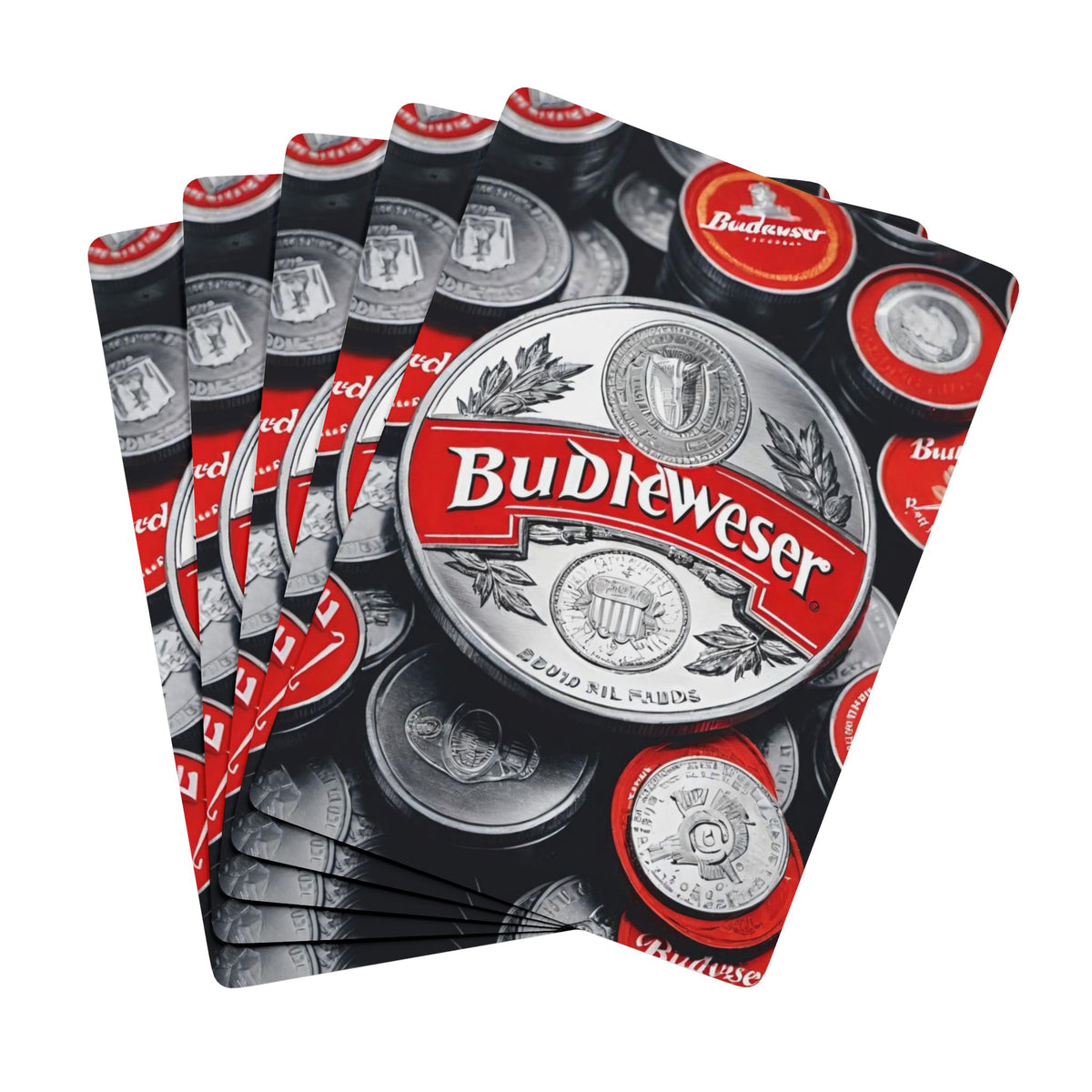 Bud Beer Headz Poker Playing Cards