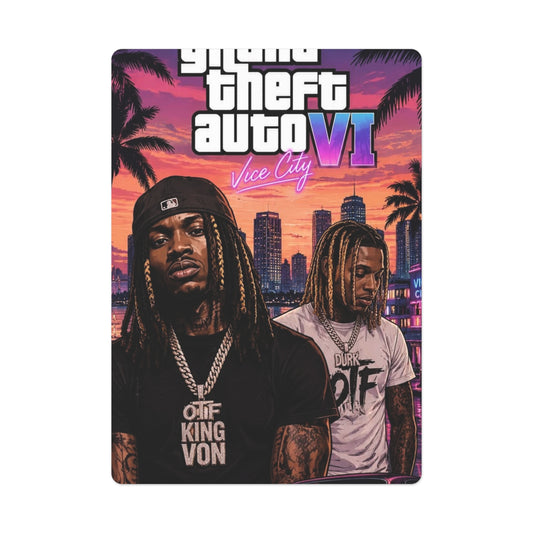 king Von GTA Poker Cards