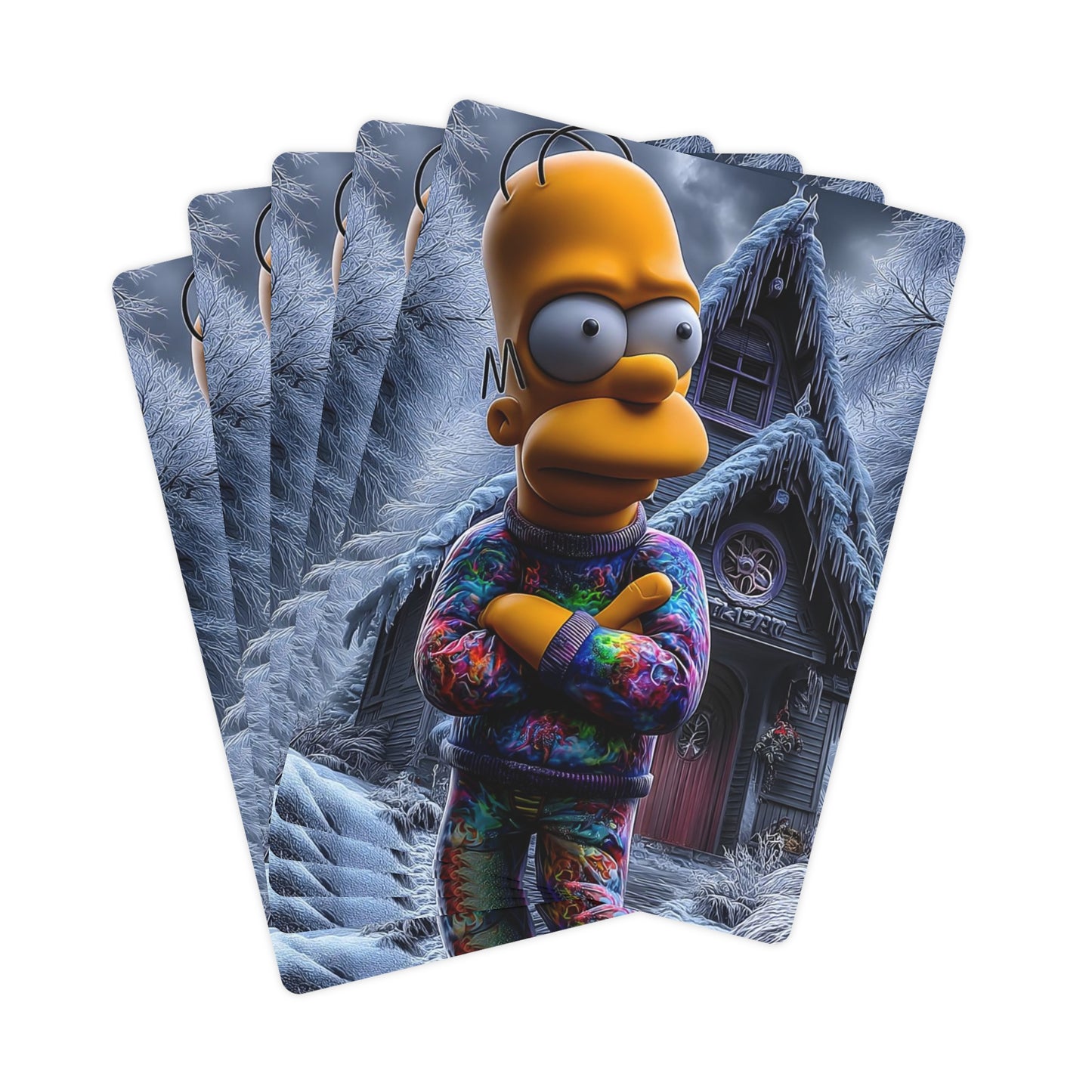 Homer Chillin Poker Cards