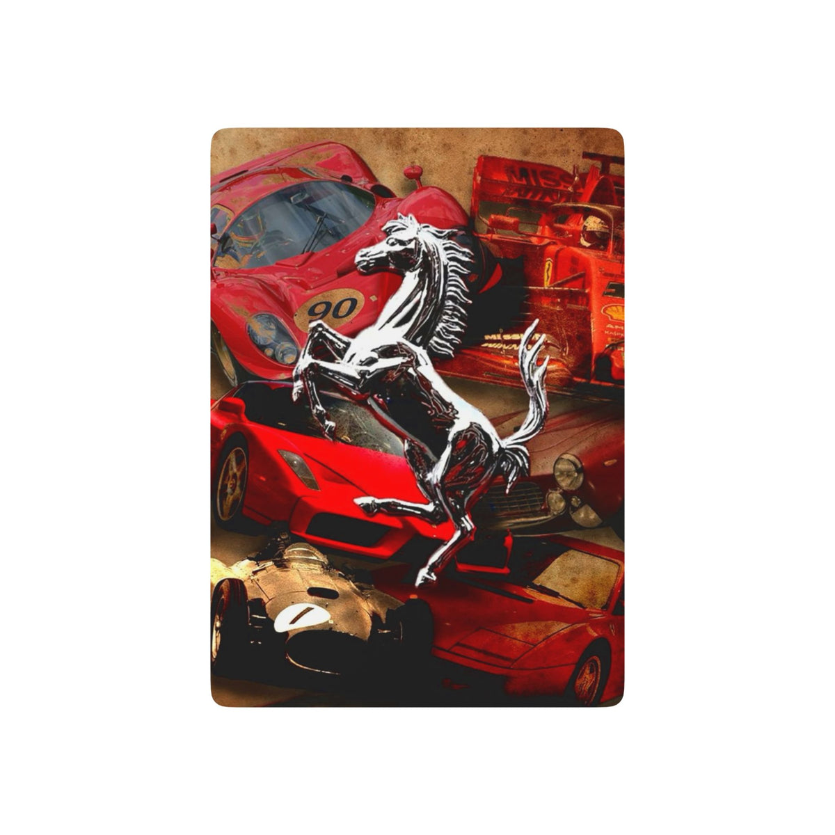 Time-lapse Ferrari Poker Playing Cards