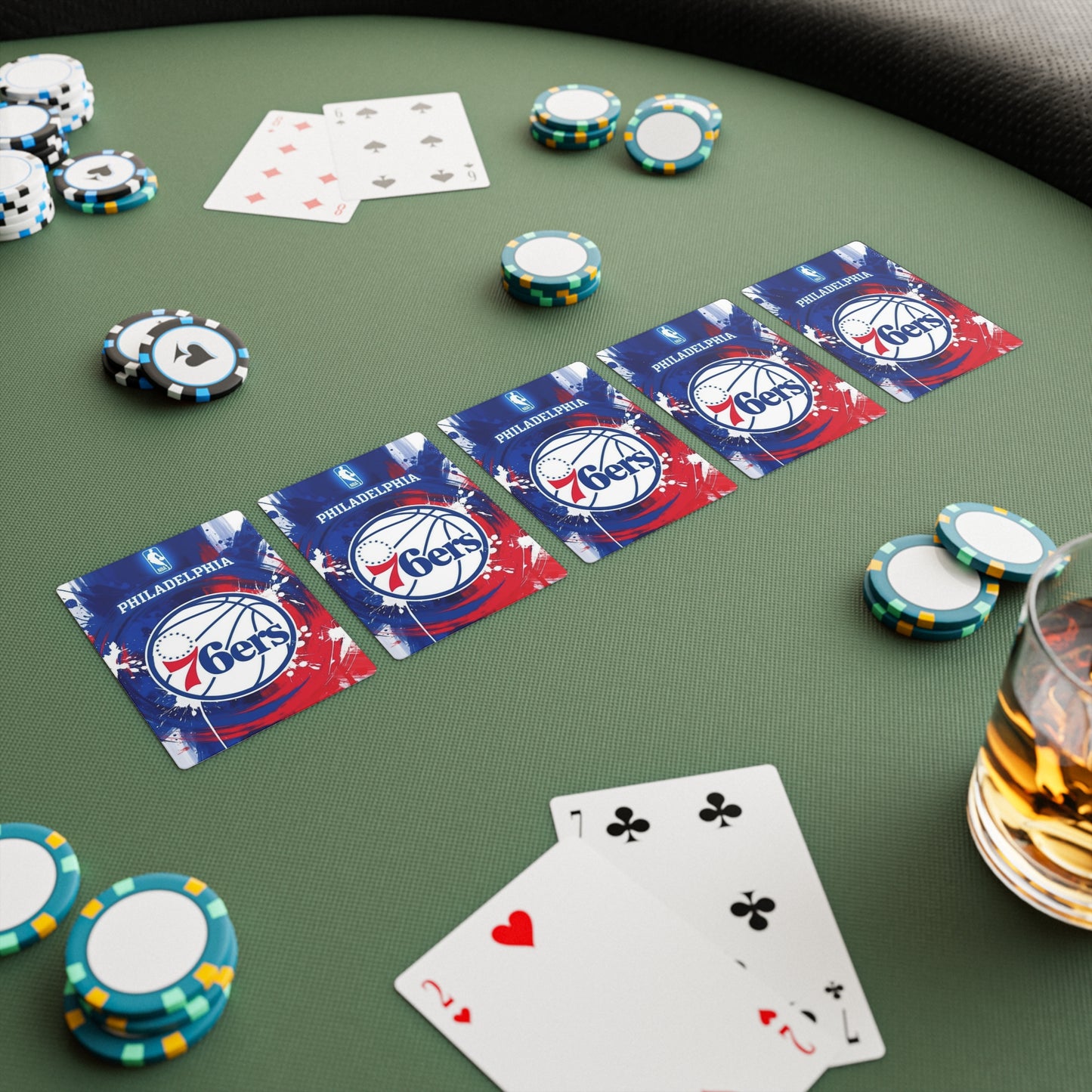 Philadelphia Sixers Poker Cards