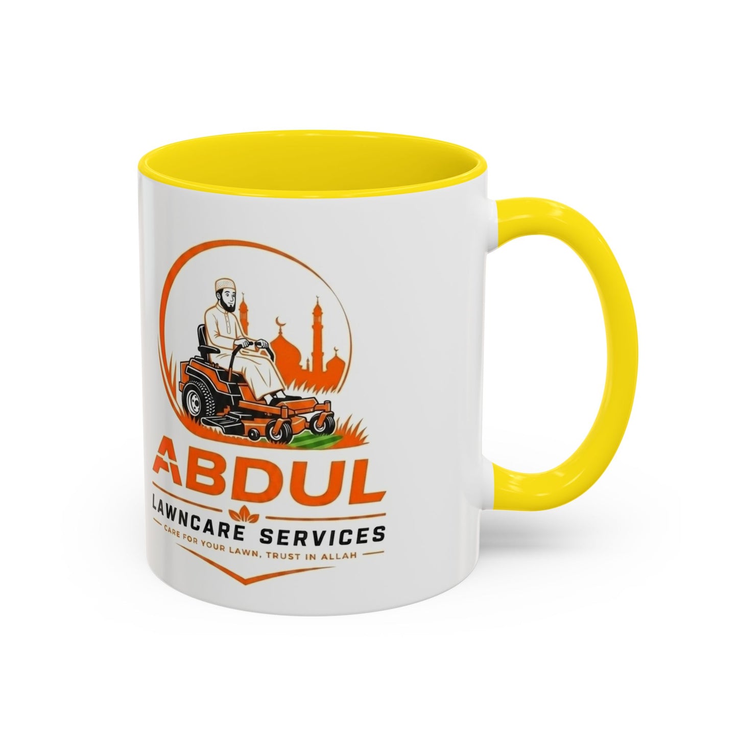 Abdul Lawncare Accent Coffee Mug (11, 15oz)