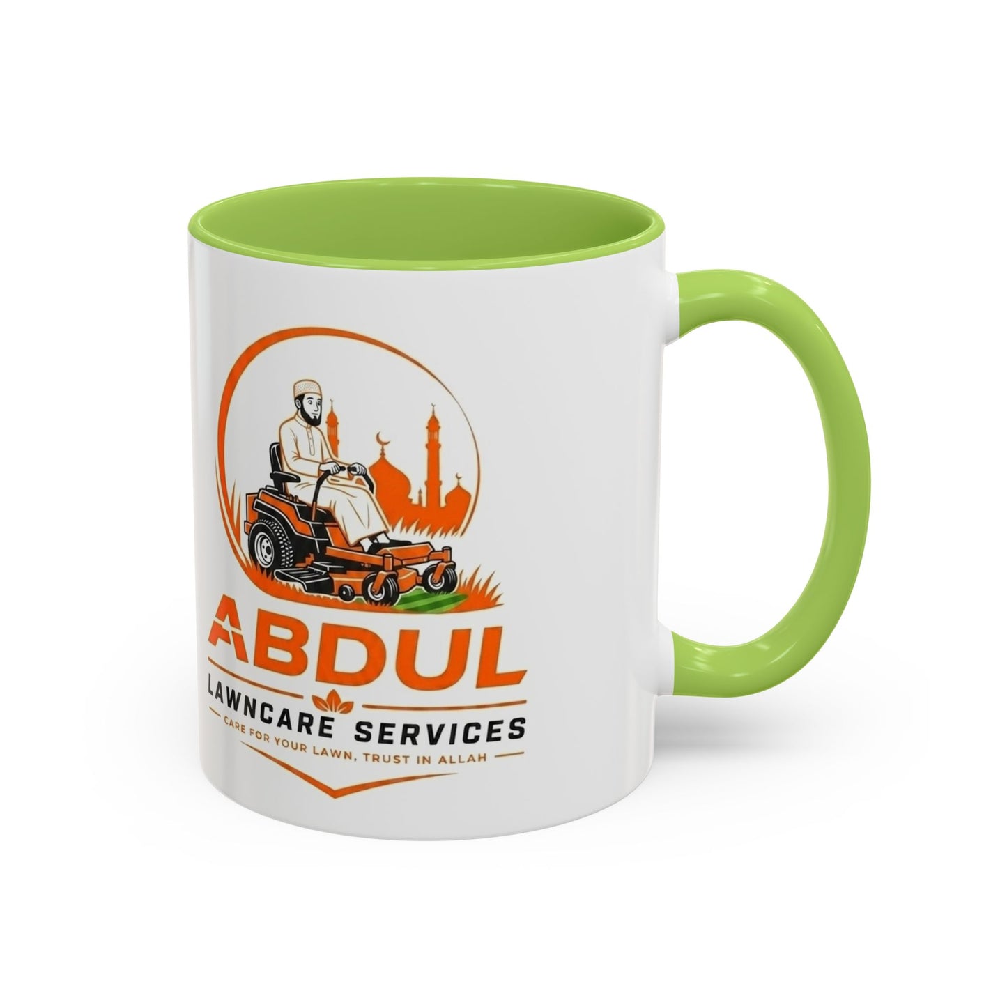 Abdul Lawncare Accent Coffee Mug (11, 15oz)