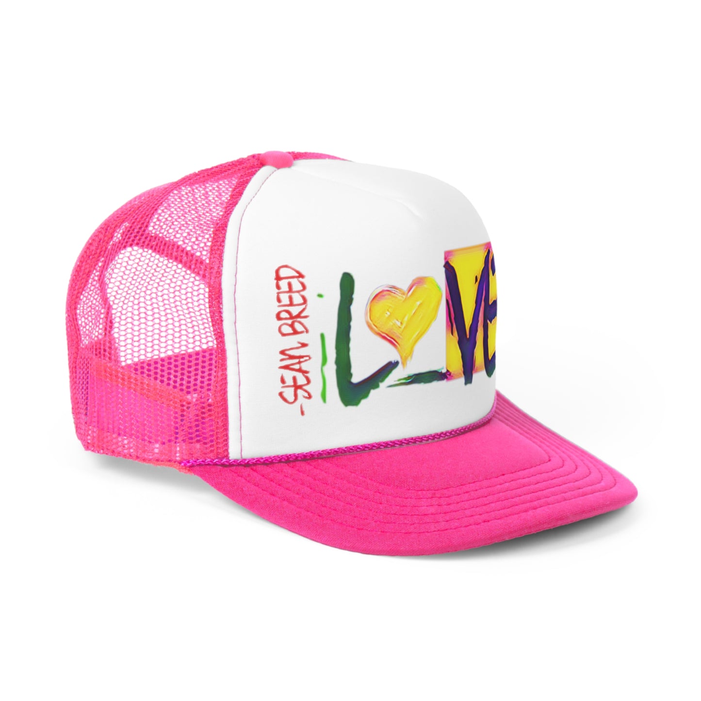 Sean Breed Pink Vibe L💓VE Remix Trucker Caps