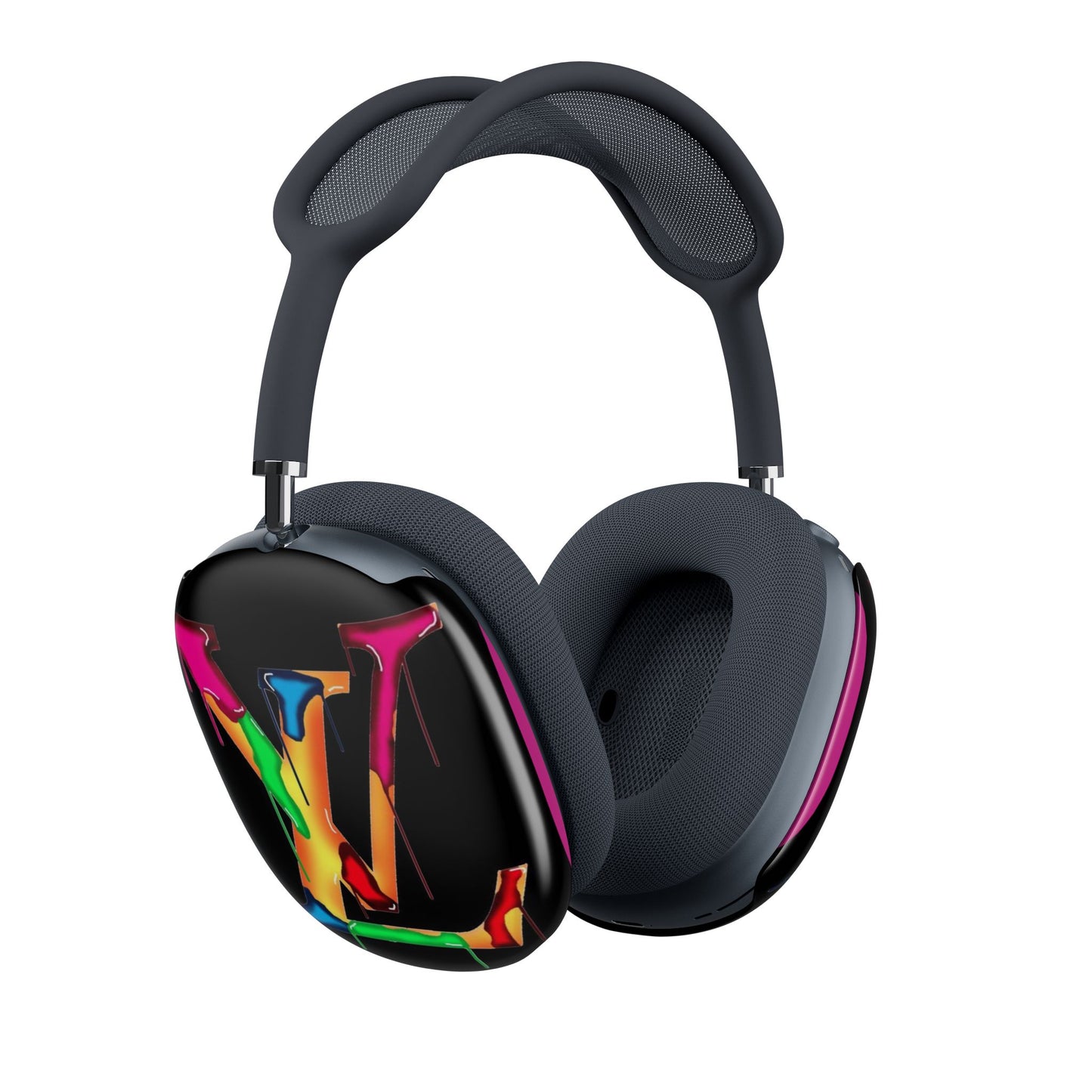 AirPod Max Case — Rainbow Drip LV Logo Protective Covers