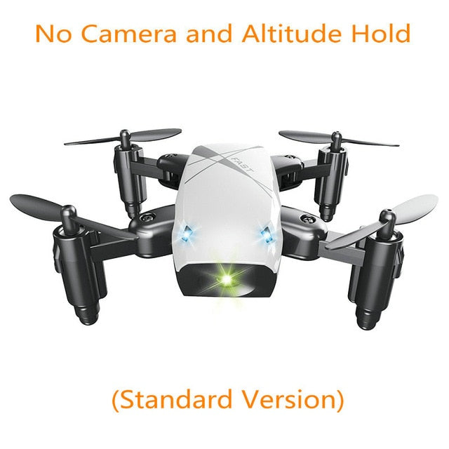Mini Drone With Camera HD S9 No Camera Foldable RC Quadcopter Altitude Hold Helicopter WiFi FPV Micro Pocket Drone