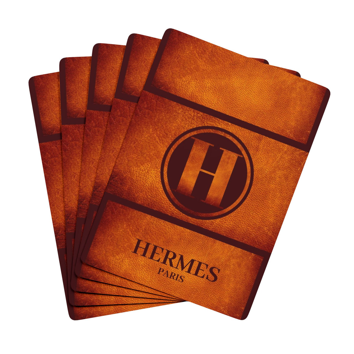 Luxury Brand Hermes Poker Playing Cards