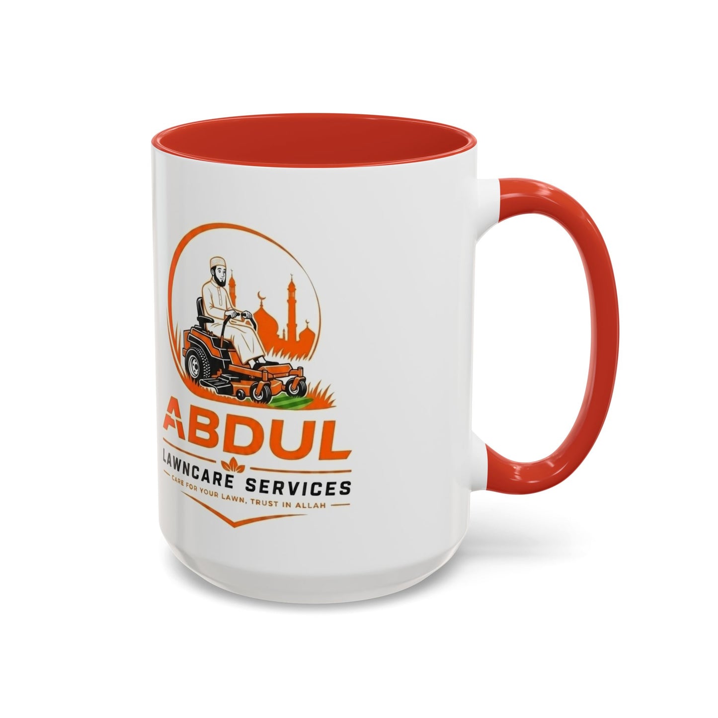 Abdul Lawncare Accent Coffee Mug (11, 15oz)