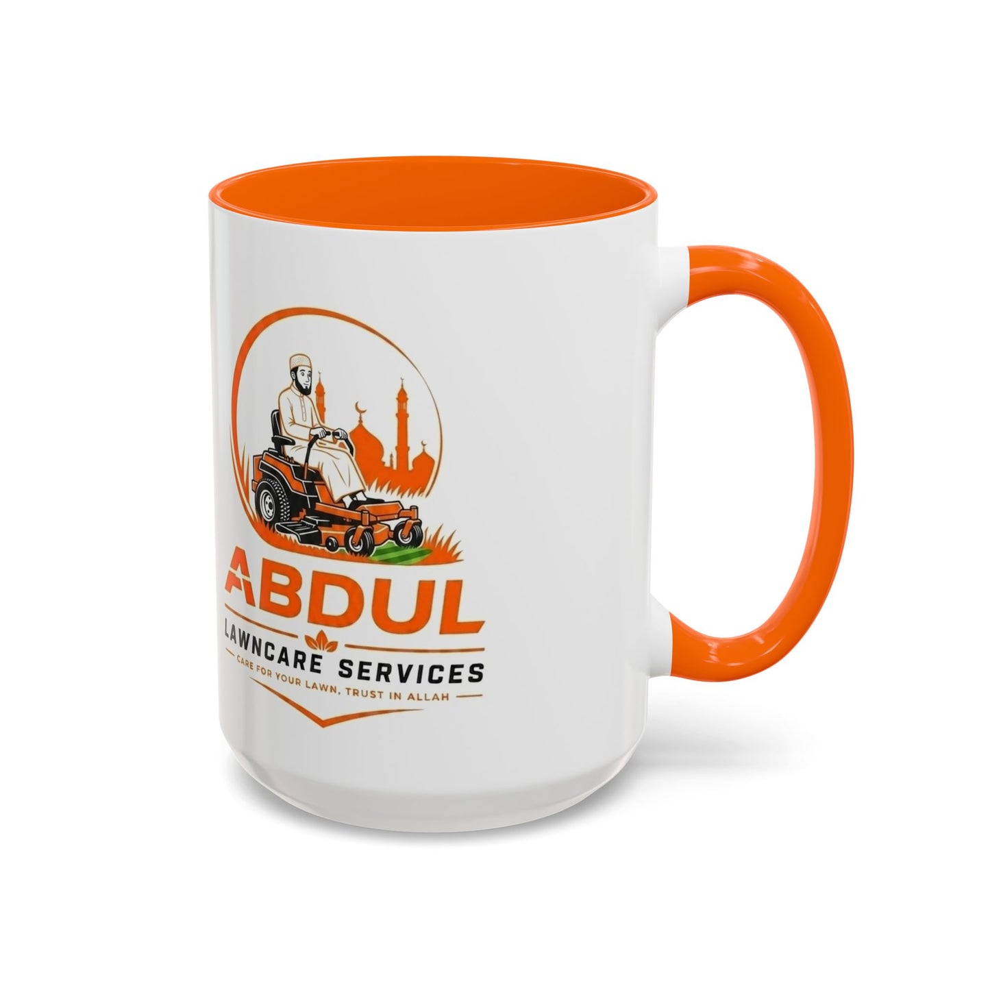 Abdul Lawncare Accent Coffee Mug (11, 15oz)