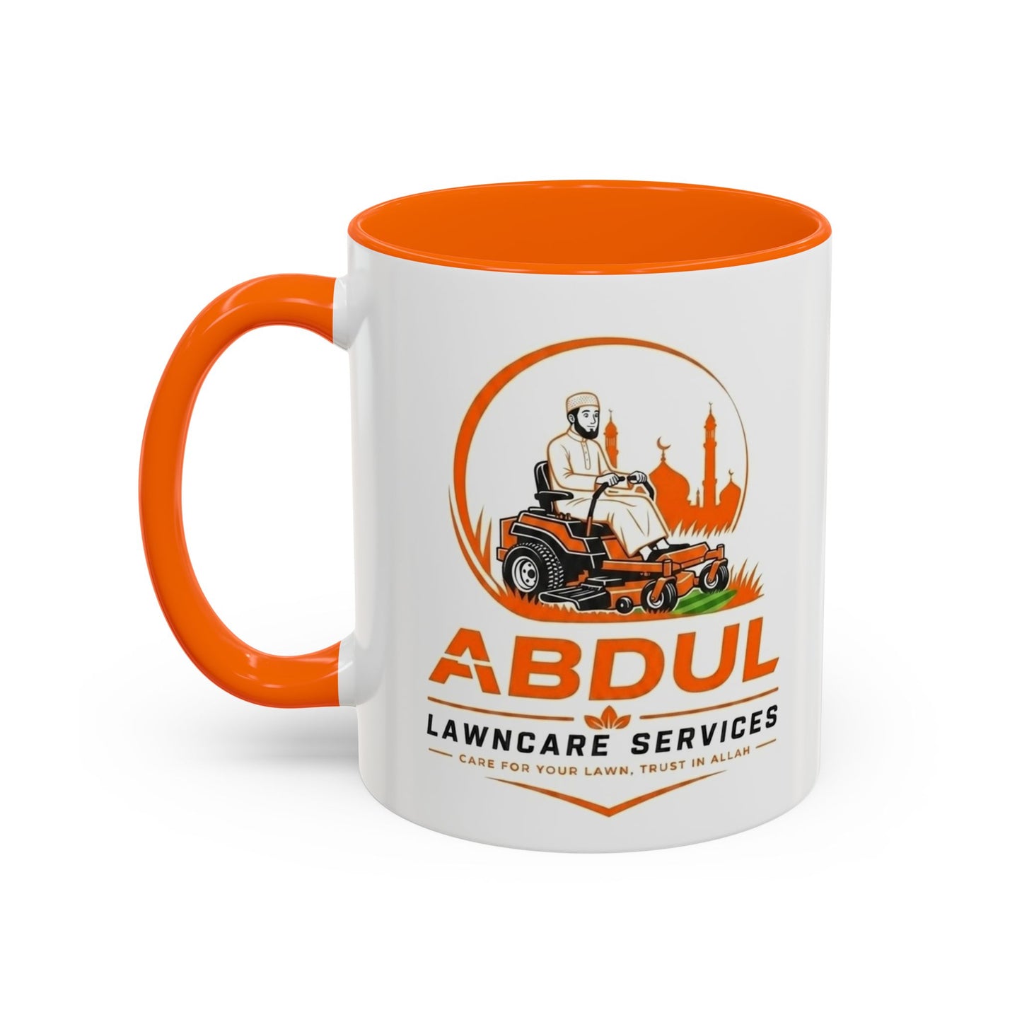 Abdul Lawncare Accent Coffee Mug (11, 15oz)