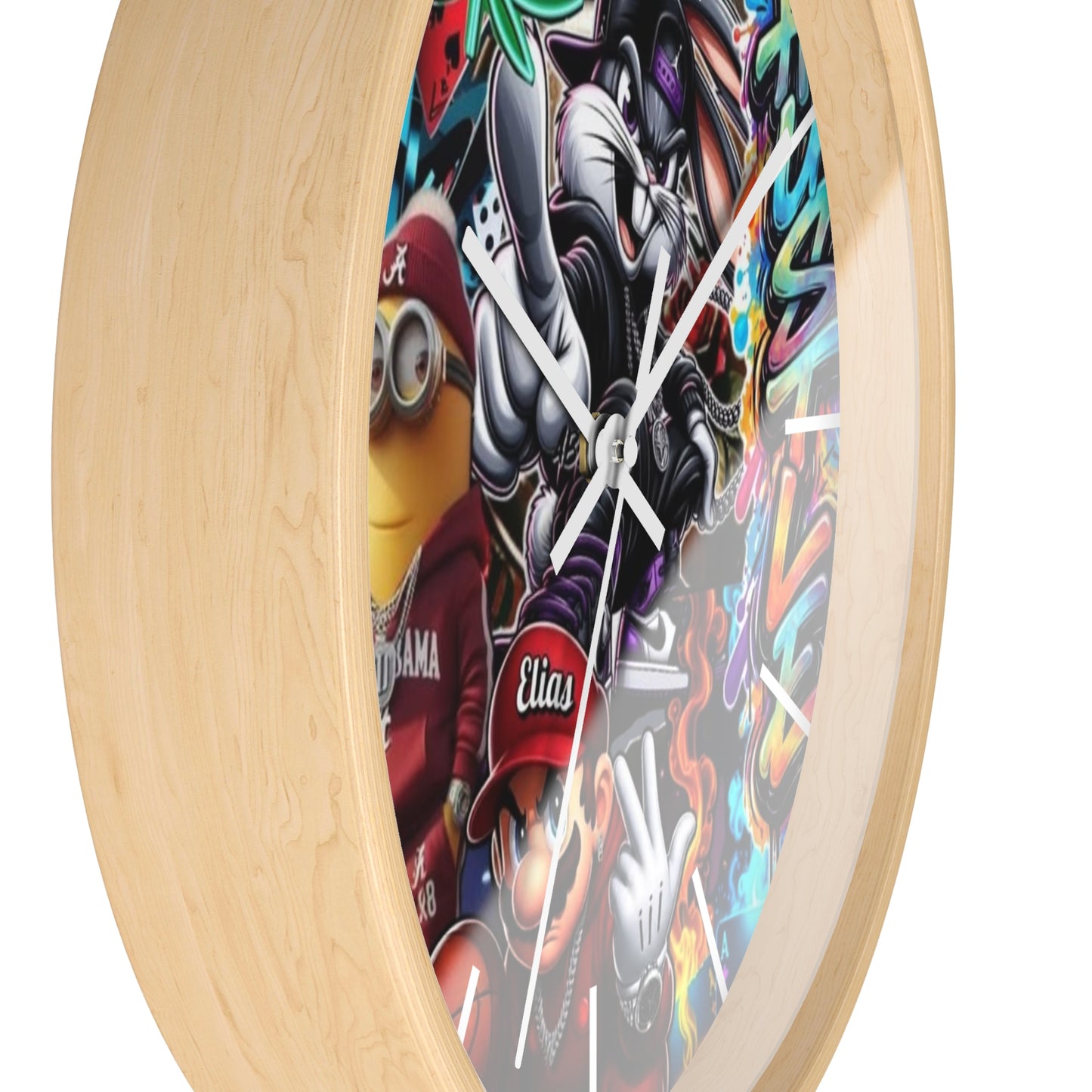 HoodToons Wall Clock
