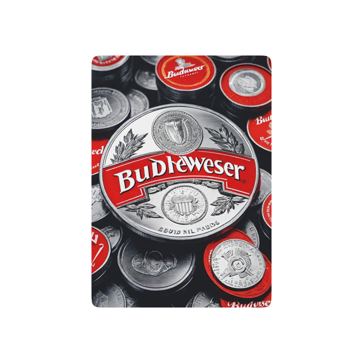 Bud Beer Headz Poker Playing Cards