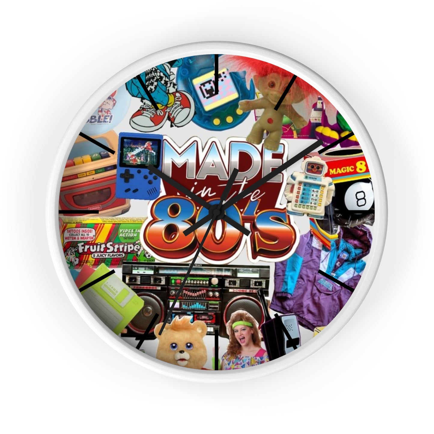 80s Baby Wall Clock version #1
