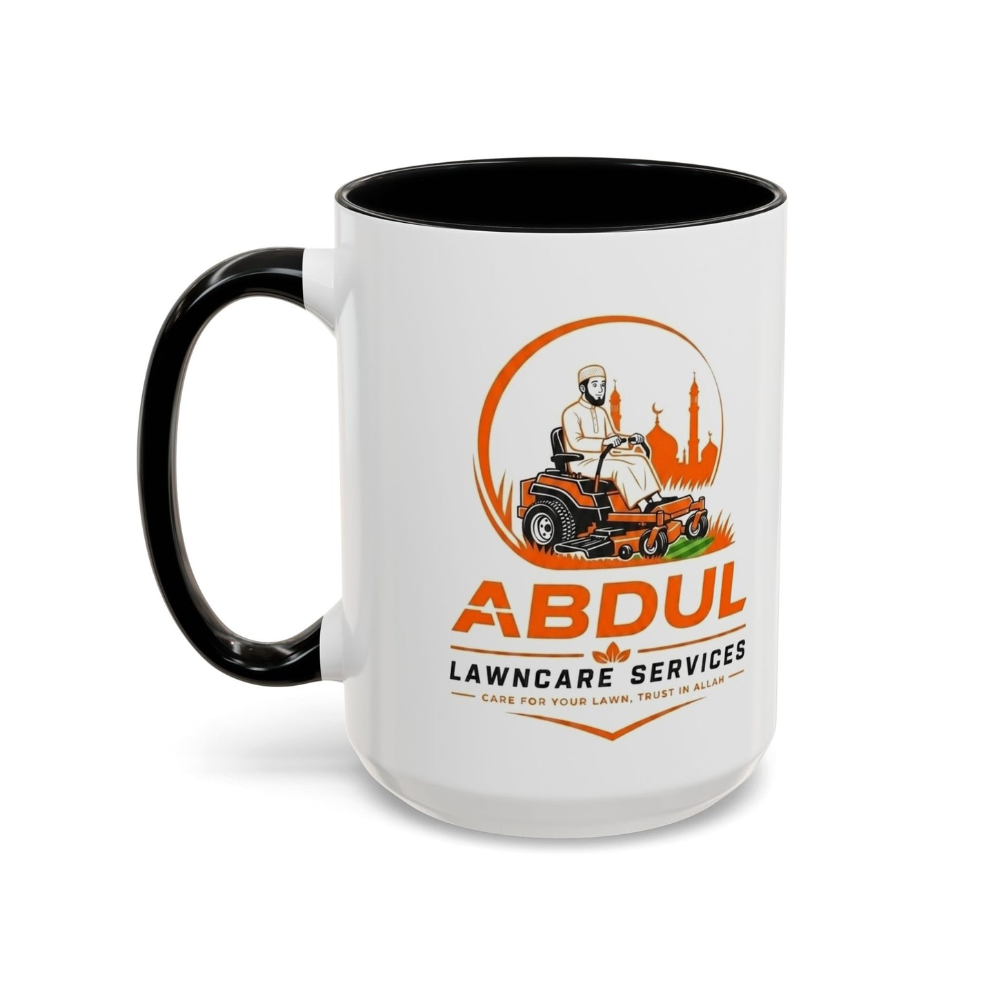 Abdul Lawncare Accent Coffee Mug (11, 15oz)
