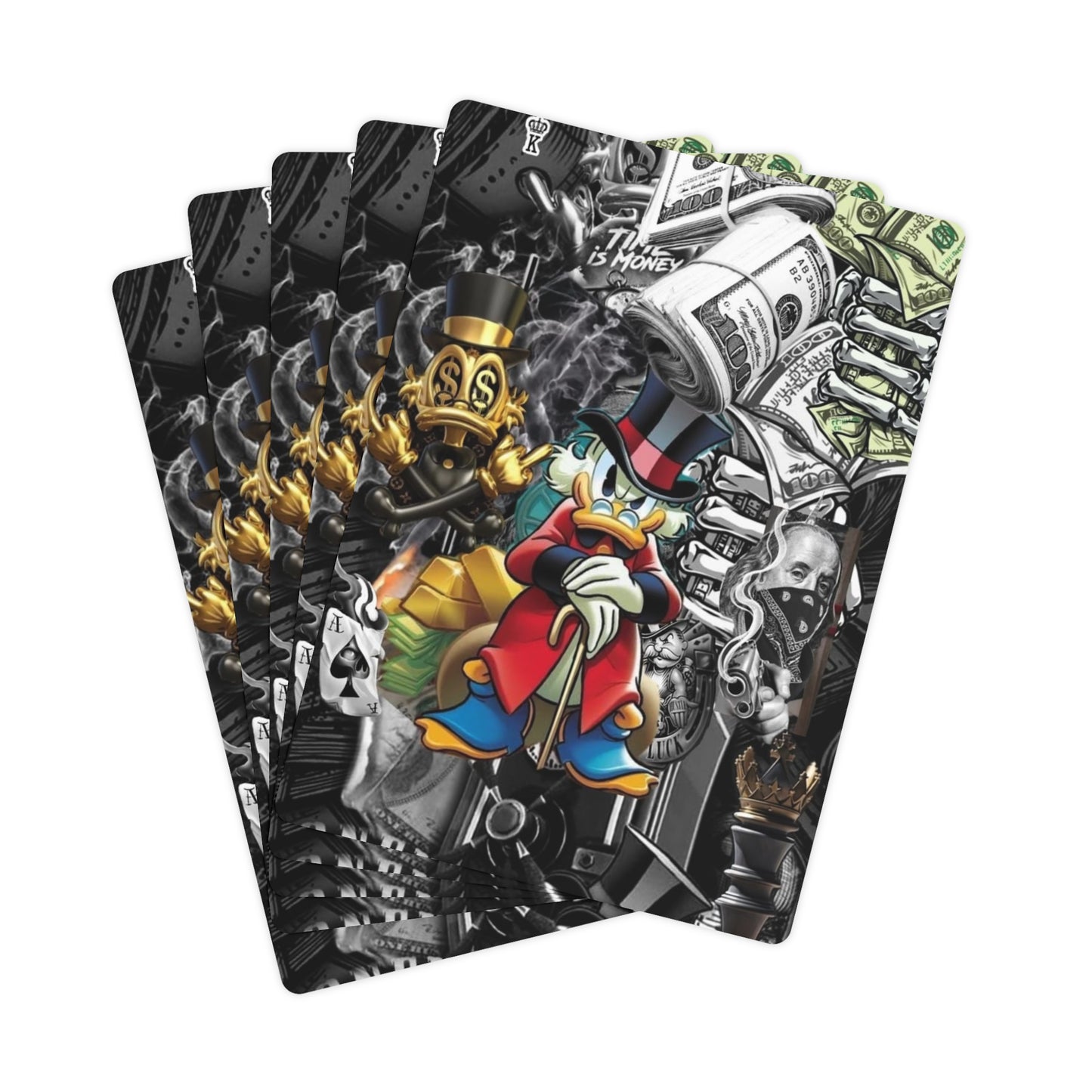 Hood Scrooge Poker Cards