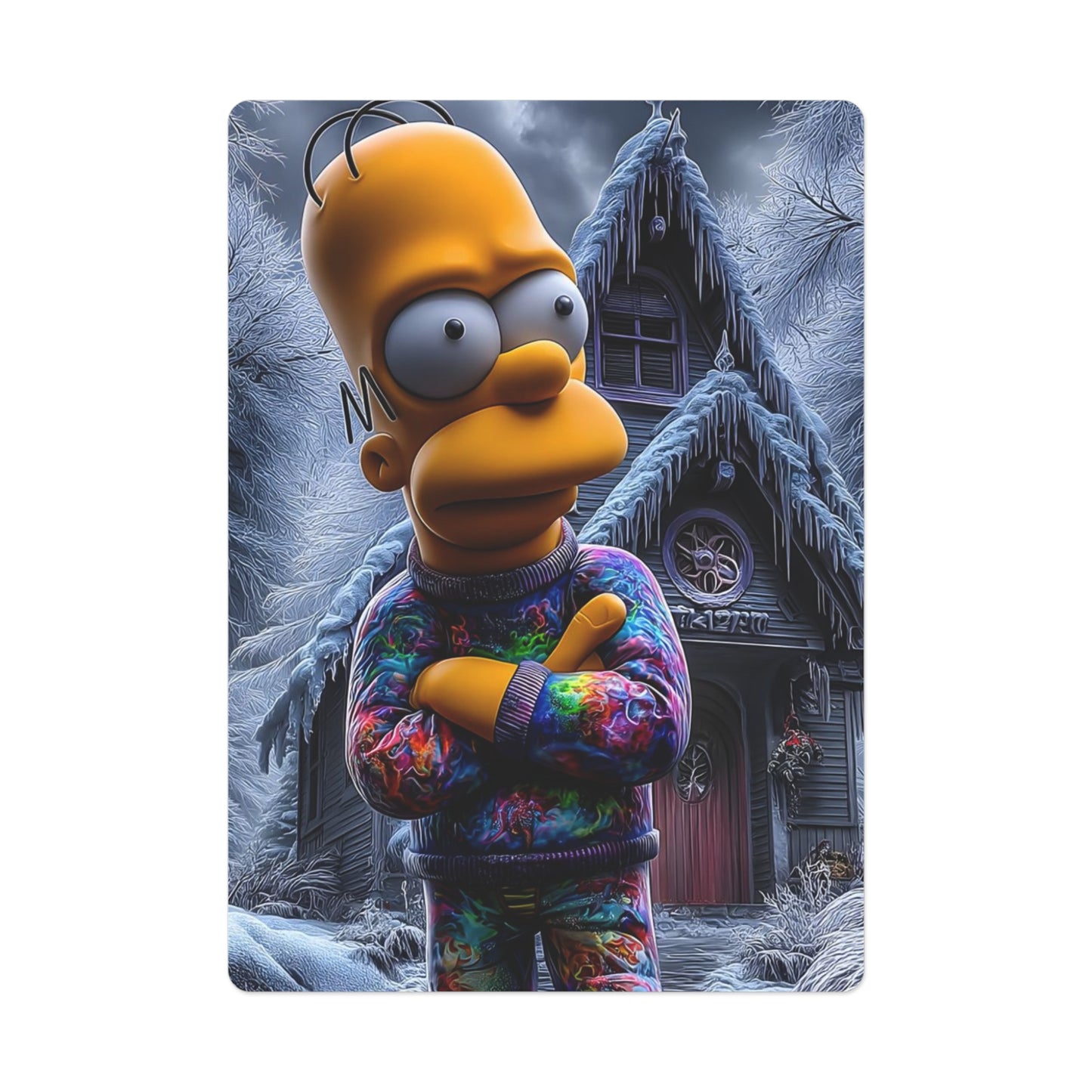 Homer Chillin Poker Cards