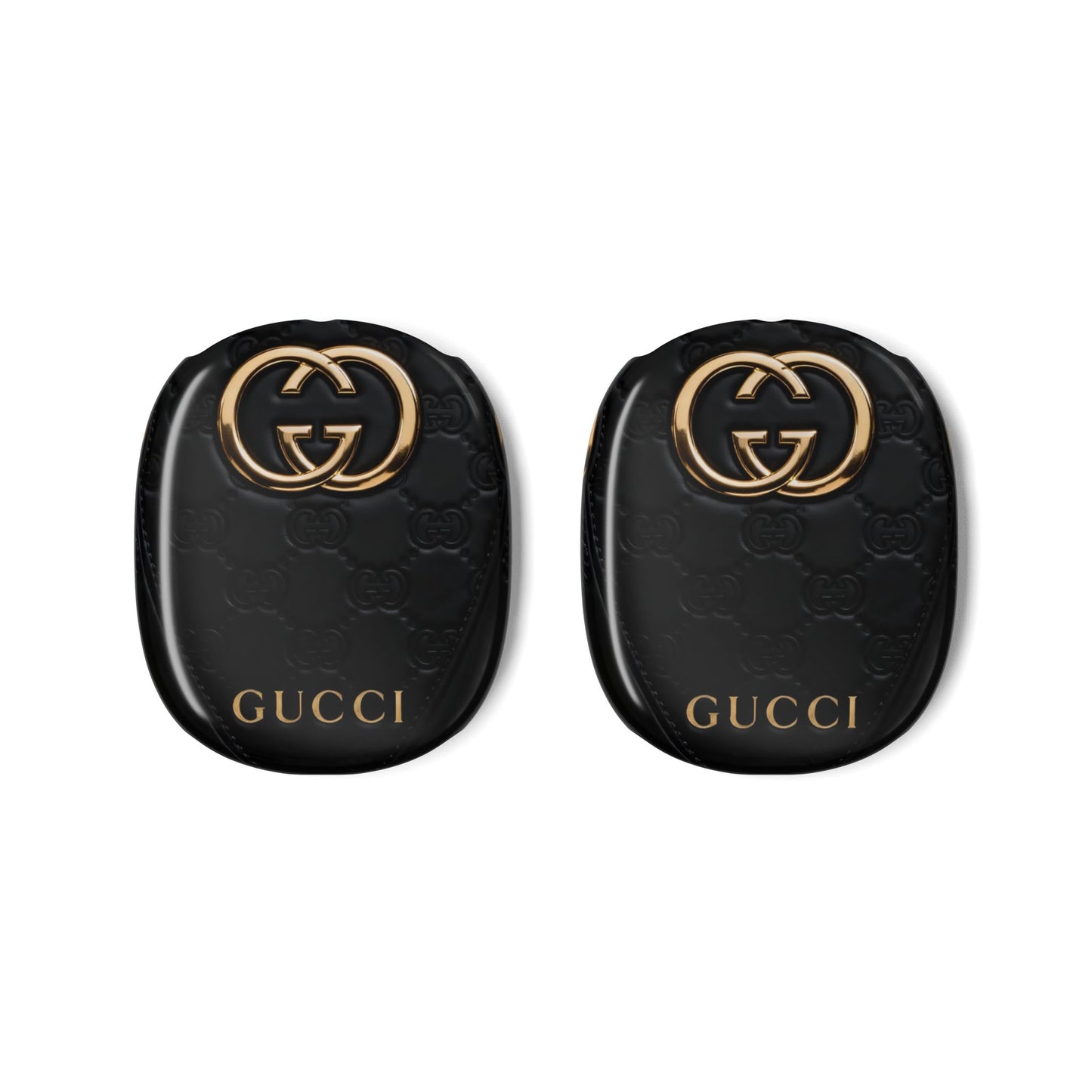 Designer-Inspired Luxury AirPod Max Case — Black GG Logo Protective Covers