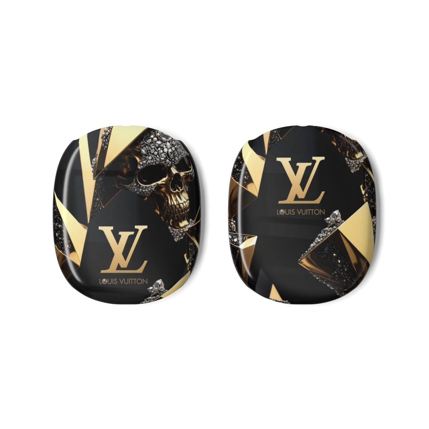 Luxury Skull Gold LV AirPods Max Case