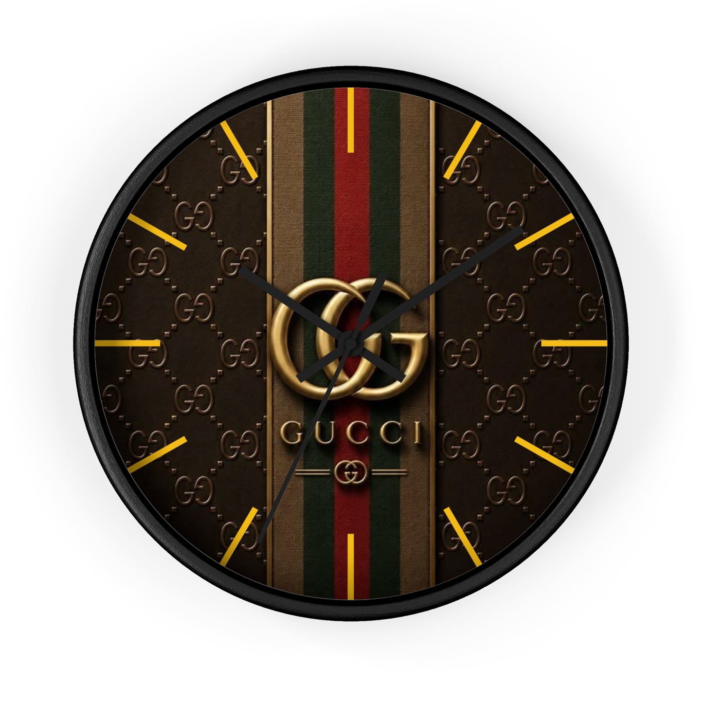 GG luxury brand wall Clock