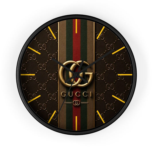 GG luxury brand wall Clock