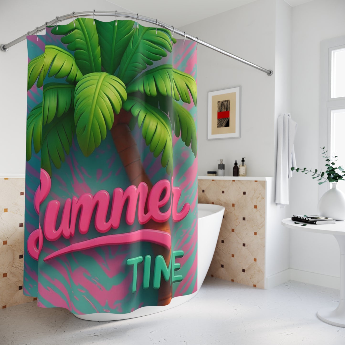 Summer Time 🌴🌴Shower Curtains