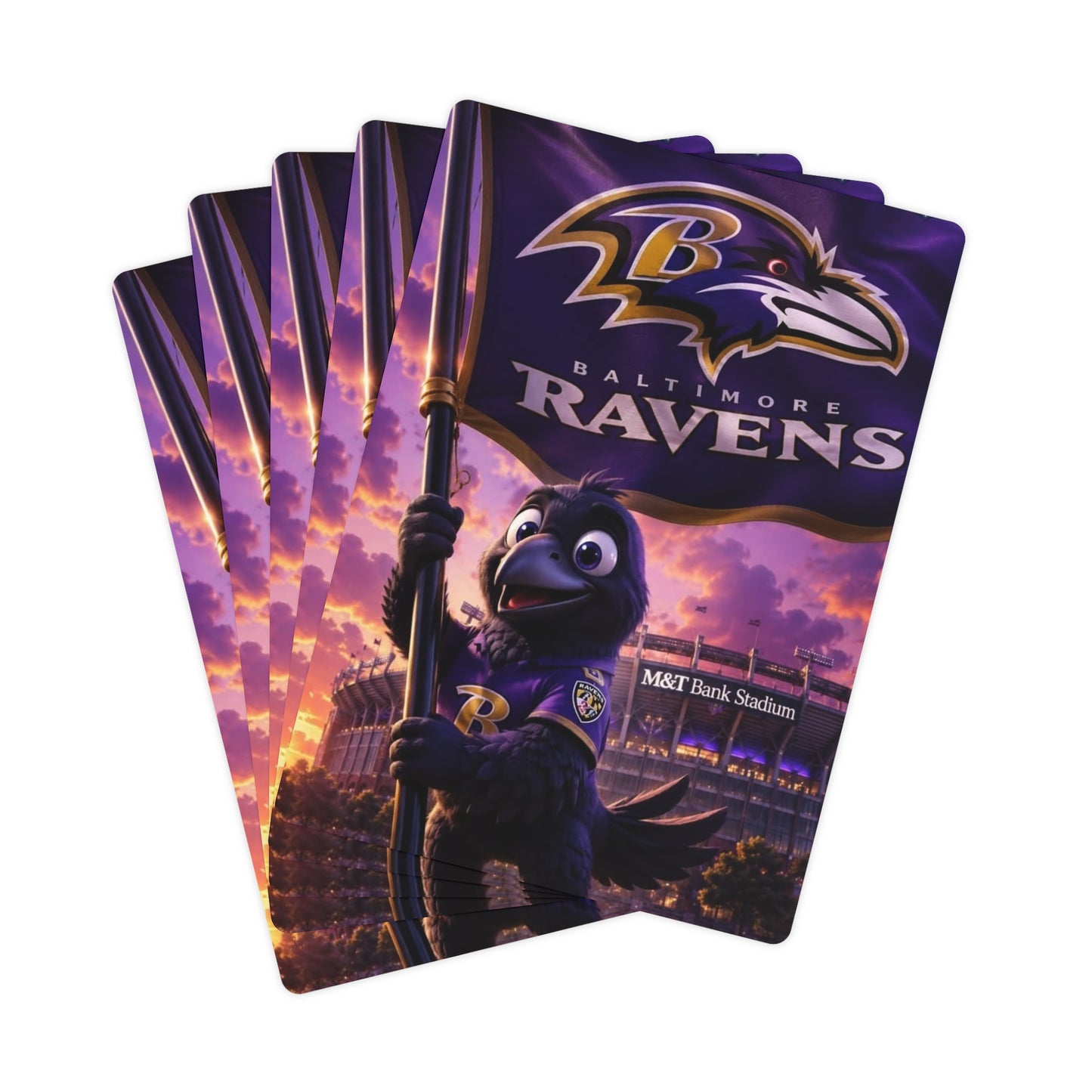 Bmore Ravens 3Poker Cards