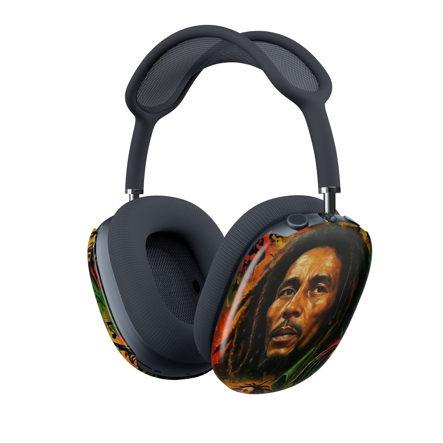 Marley Portrait AirPod Max Cases – Reggae Art Protective Ear Cup Covers