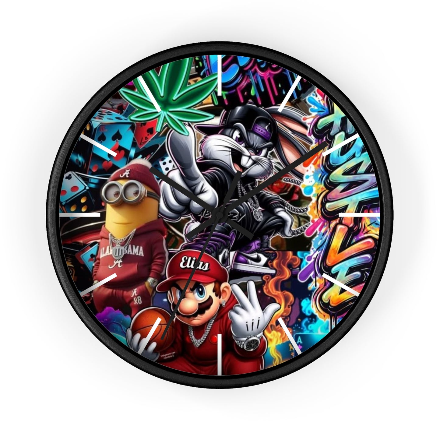 HoodToons Wall Clock