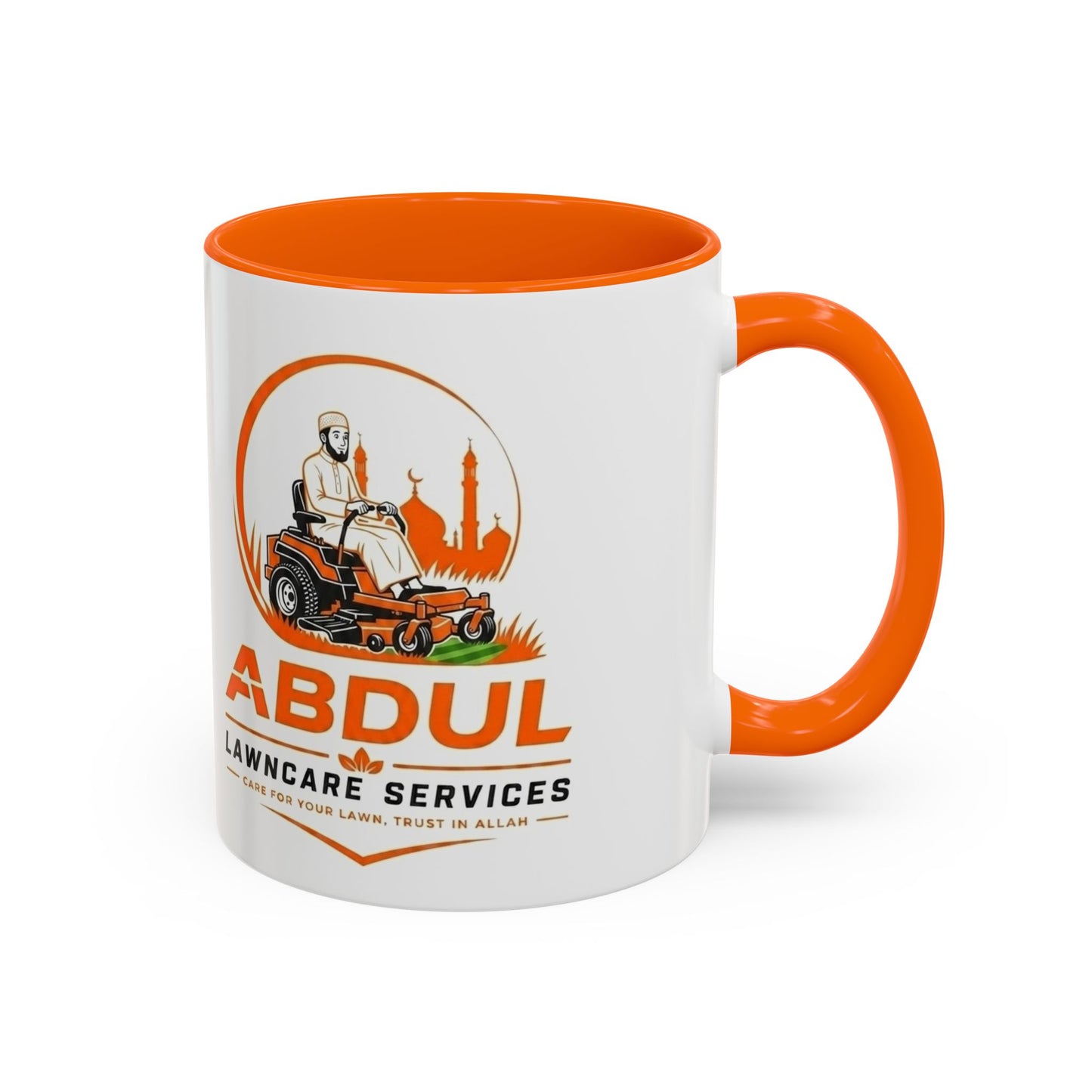 Abdul Lawncare Accent Coffee Mug (11, 15oz)