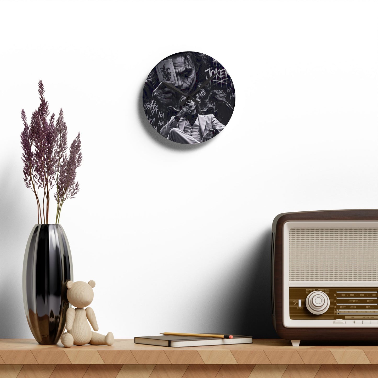 Da Joker Acrylic Wall Clock