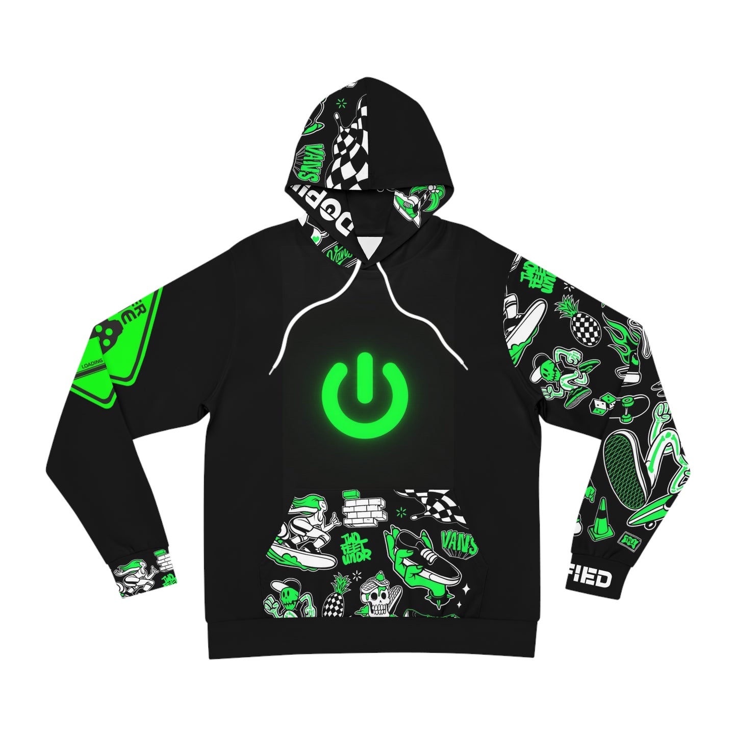"Gamers & Vans"  Remix Fashion Hoodie / DOPIFIED Edition