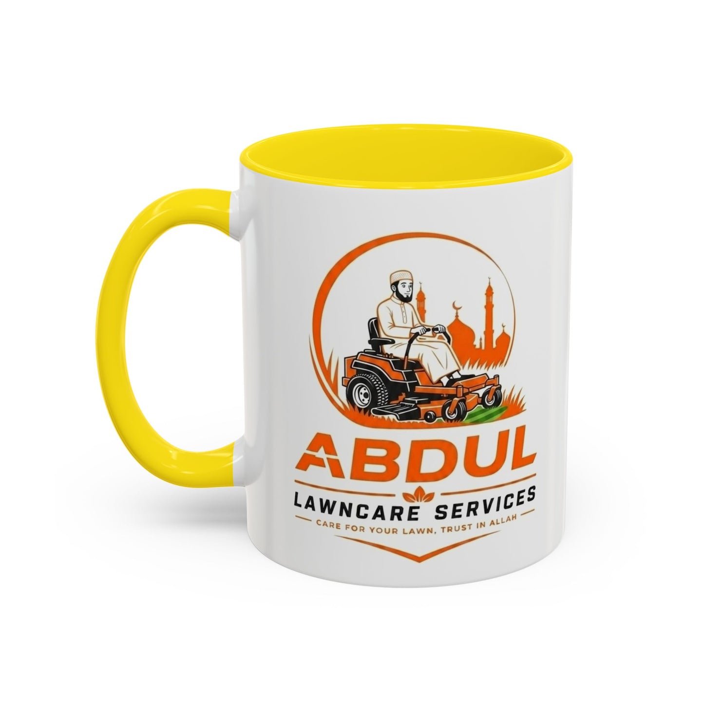 Abdul Lawncare Accent Coffee Mug (11, 15oz)